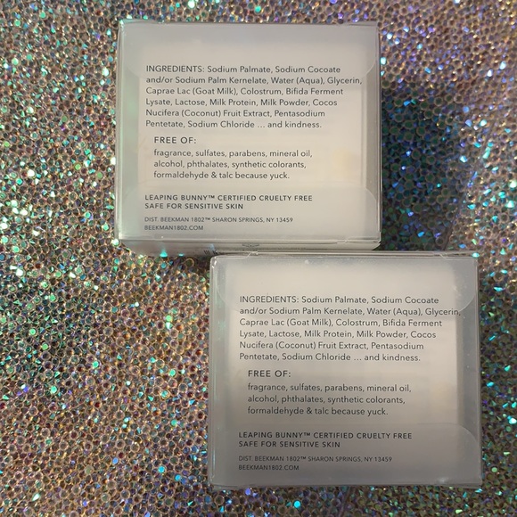 🌸 2 pack- BEEKMAN 1802 goat milk facial cleansing bar - Picture 2 of 2
